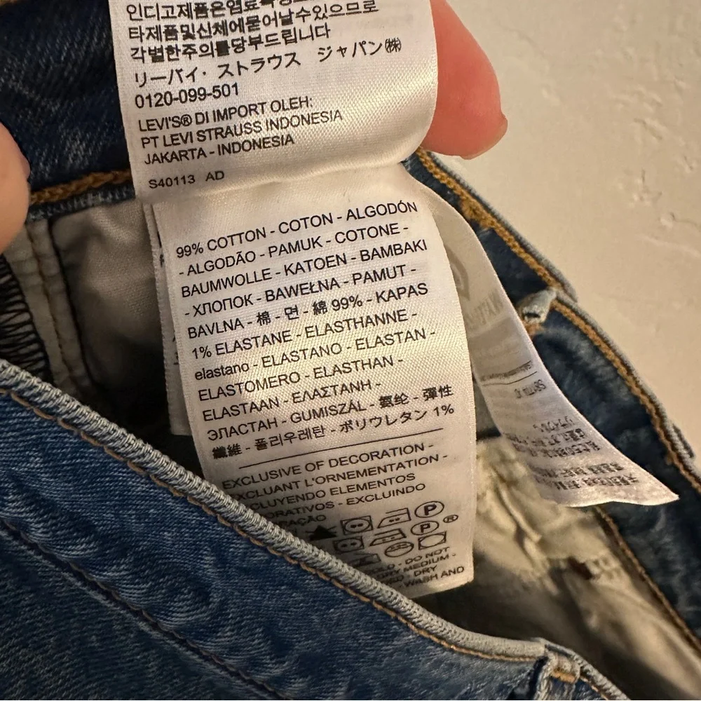 Levi's Premium Wedgie Icon Fit Ankle Women's Jeans Size‎ 25